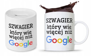 Zestaw Dla Szwagra Kubek + Skarbonka Prezent