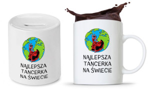 Zestaw Dla Tancerki Kubek + Skarbonka Prezent