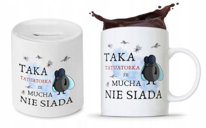 Zestaw Dla Tatuażysty Kubek + Skarbonka Prezent