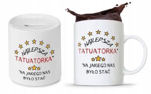 Zestaw Dla Tatuażysty Kubek + Skarbonka Prezent