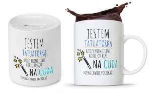 Zestaw Dla Tatuażysty Kubek + Skarbonka Prezent