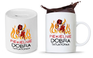 Zestaw Dla Tatuażysty Kubek + Skarbonka Prezent