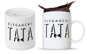 Zestaw Dla Taty Tatusia Prezent Kubek + Skarbonka