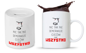 Zestaw Dla Taty Tatusia Prezent Kubek + Skarbonka