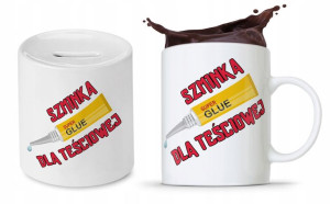 Zestaw Dla Teściowej Mamy Kubek + Skarbonka