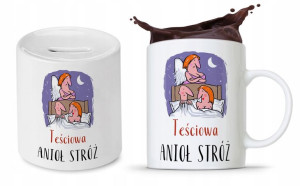 Zestaw Dla Teściowej Mamy Kubek + Skarbonka