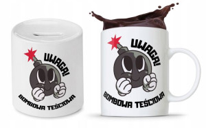 Zestaw Dla Teściowej Mamy Kubek + Skarbonka