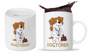 Zestaw Dla Weterynarza Prezent Kubek + Skarbonka