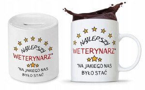 Zestaw Dla Weterynarza Prezent Kubek + Skarbonka