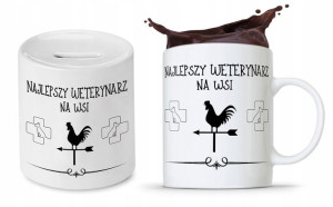 Zestaw Dla Weterynarza Prezent Kubek + Skarbonka