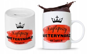 Zestaw Dla Weterynarza Prezent Kubek + Skarbonka