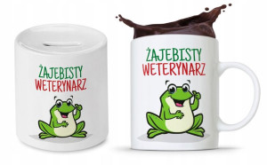 Zestaw Dla Weterynarza Prezent Kubek + Skarbonka