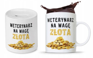 Zestaw Dla Weterynarza Prezent Kubek + Skarbonka