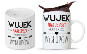 Zestaw Dla Wujka Prezent Kubek + Skarbonka