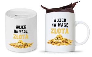 Zestaw Dla Wujka Prezent Kubek + Skarbonka