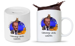 Zestaw Donald Tusk Platforma Po Kubek + Skarbonka