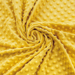 Polar Minky Kropki Aspen Gold - Żółty 380g