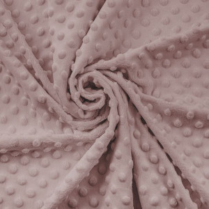 Polar Minky Kropki Sepia Rose - Brudny Róż 380g