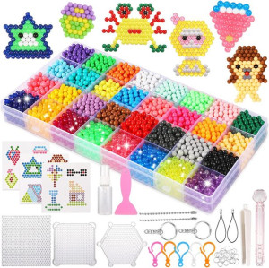 KORALIKI WODNE SZABLONY Aquabeads prezent DLA DZIECI ZABAWKI 6000+ szt.