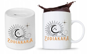Zestaw Kubek + Skarbonka Znaki Zodiaku Zodiakara