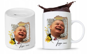 Zestaw Pis Kubek + Skarbonka Prezent