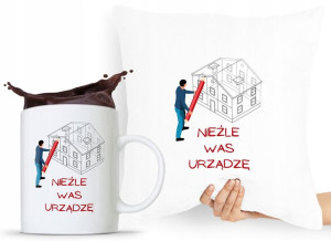 Zestaw Poduszka + Kubek Dla Architekta Projektanta