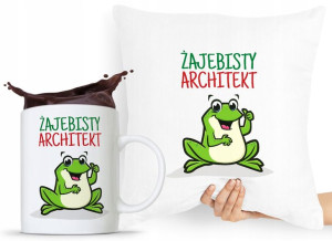 Zestaw Poduszka + Kubek Dla Architekta Projektanta