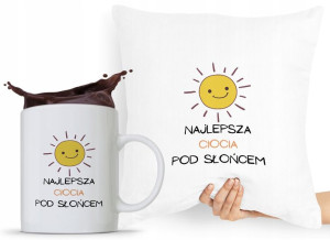 Zestaw Poduszka + Kubek Dla Cioci Ciotki Cioteczki