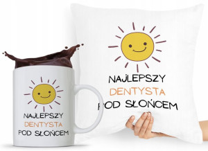 Zestaw Poduszka + Kubek Dla Dentysty Stomatologa