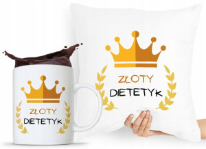 Zestaw Poduszka + Kubek Dla Dietetyka Dietetyczki