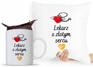 Zestaw Poduszka + Kubek Dla Doktora Lekarza