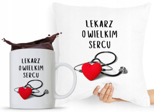 Zestaw Poduszka + Kubek Dla Doktora Lekarza