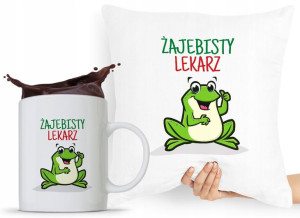 Zestaw Poduszka + Kubek Dla Doktora Lekarza