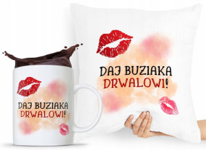 Zestaw Poduszka + Kubek Dla Drwala Prezent