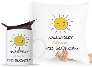 Zestaw Poduszka + Kubek Dla Drwala Prezent
