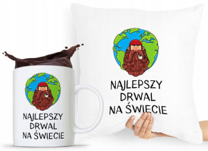 Zestaw Poduszka + Kubek Dla Drwala Prezent