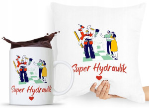 Zestaw Poduszka + Kubek Dla Hydraulika Instalatora