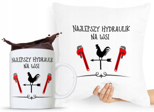 Zestaw Poduszka + Kubek Dla Hydraulika Instalatora