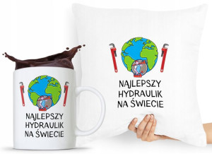 Zestaw Poduszka + Kubek Dla Hydraulika Instalatora