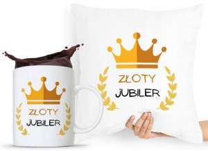 Zestaw Poduszka + Kubek Dla Jubilera Prezent