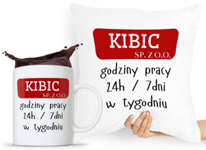Zestaw Poduszka + Kubek Dla Kibica Prezent