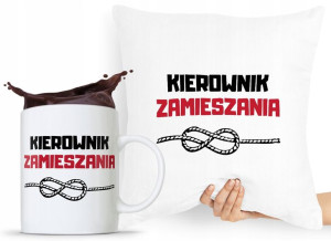 Zestaw Poduszka + Kubek Dla Kierownika Menedżera