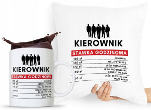Zestaw Poduszka + Kubek Dla Kierownika Menedżera