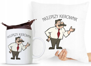 Zestaw Poduszka + Kubek Dla Kierownika Menedżera