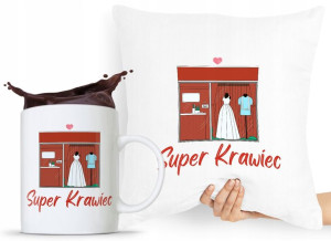 Zestaw Poduszka + Kubek Dla Krawcowej Krawca