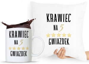 Zestaw Poduszka + Kubek Dla Krawcowej Krawca