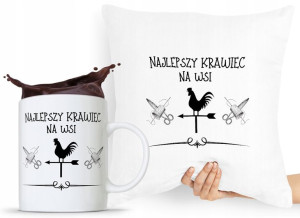 Zestaw Poduszka + Kubek Dla Krawcowej Krawca