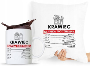 Zestaw Poduszka + Kubek Dla Krawcowej Krawca