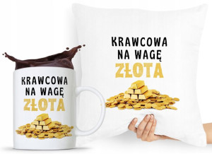 Zestaw Poduszka + Kubek Dla Krawcowej Krawca
