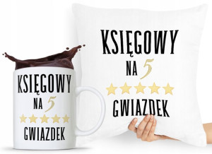 Zestaw Poduszka + Kubek Dla Księgowego Księgowej